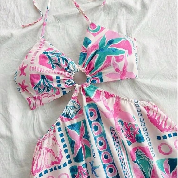 Ocean Patterned Dress - Picture 3 of 5